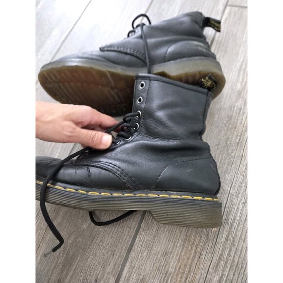 Dr. Martens 1460 Boot - Women's Size 8. Worn. Front Chipped. Condition Fair - Picture 2 of 10